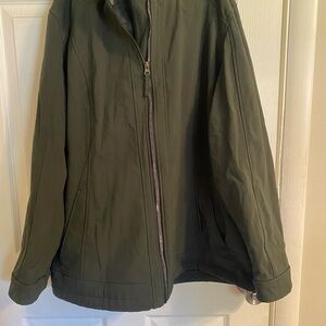 Free Country Dark Green Fleece Jacket